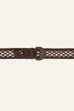 BALMY cinturón de cuero trenzado € 185