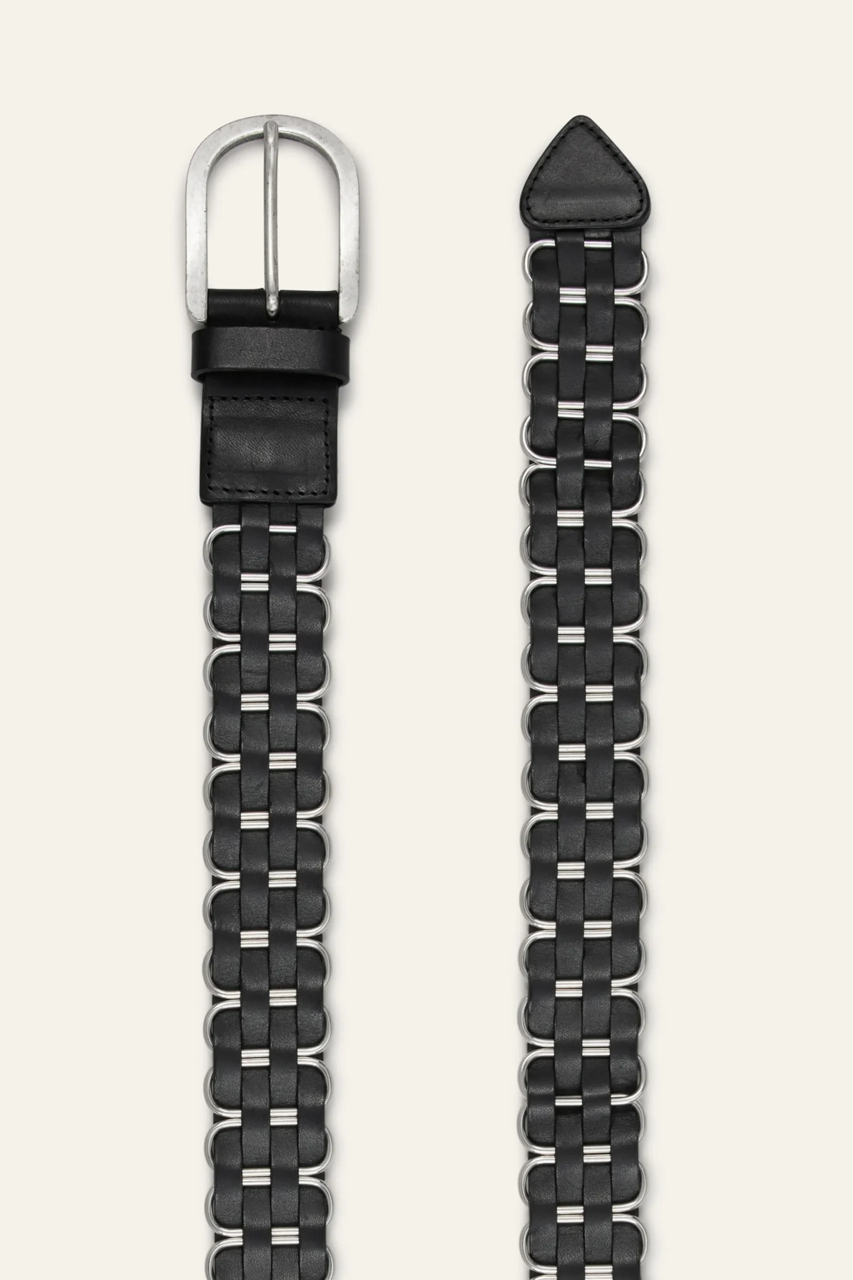 BECK cinturón de cuero trenzado € 175
