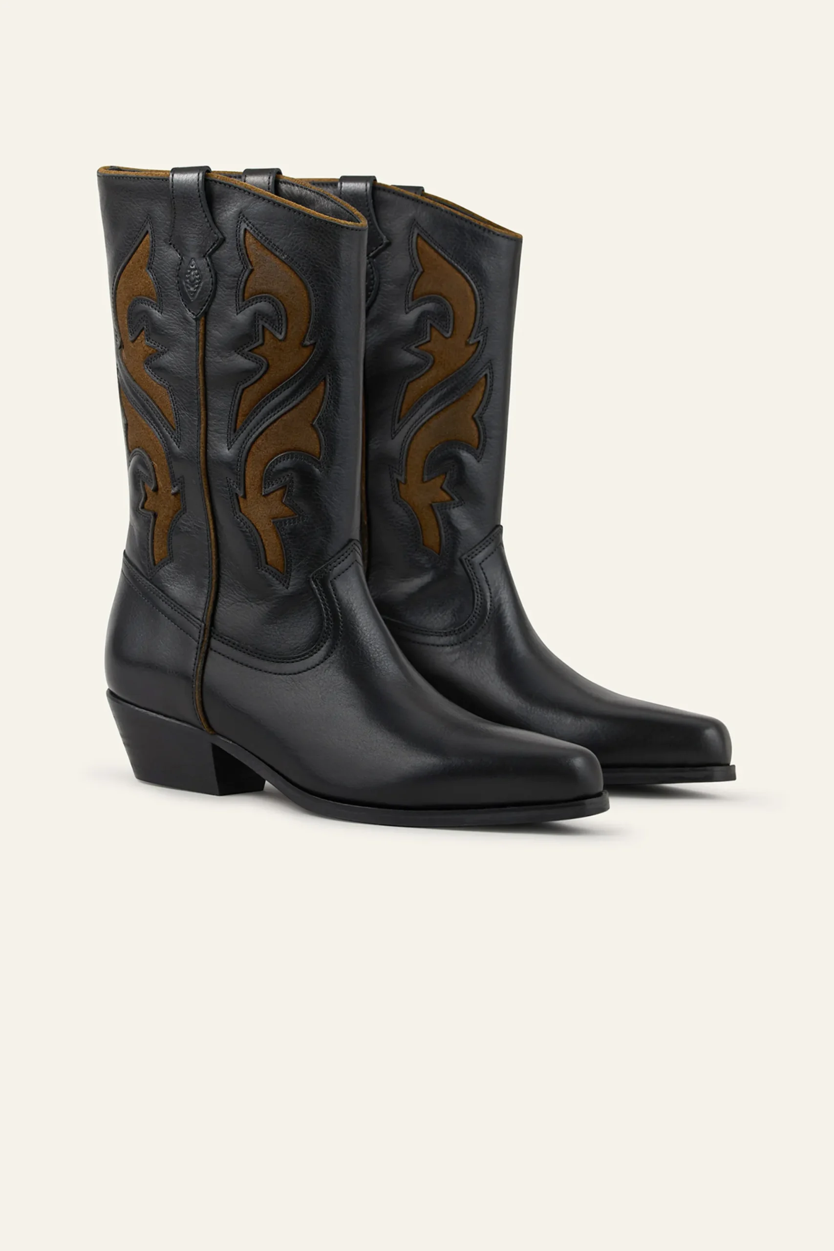 CURTIS botas santiags de cuero