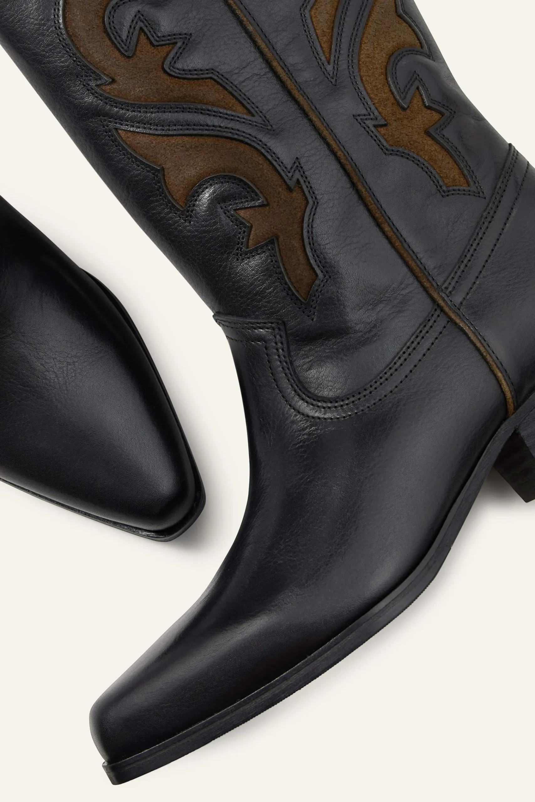 CURTIS botas santiags de cuero