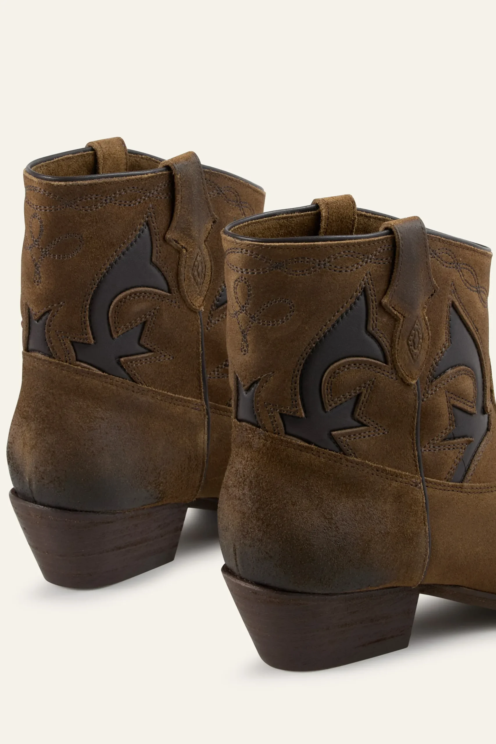 CURTIS botines santiags de ante