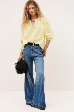 DUHA blusa de algodón oversize