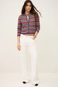 FANNY chaleco de rayas cuello redondo € 215