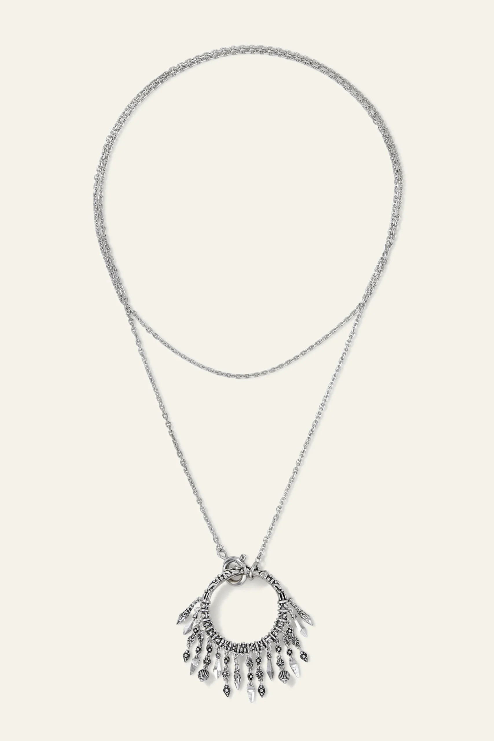 LINA collar largo con aro