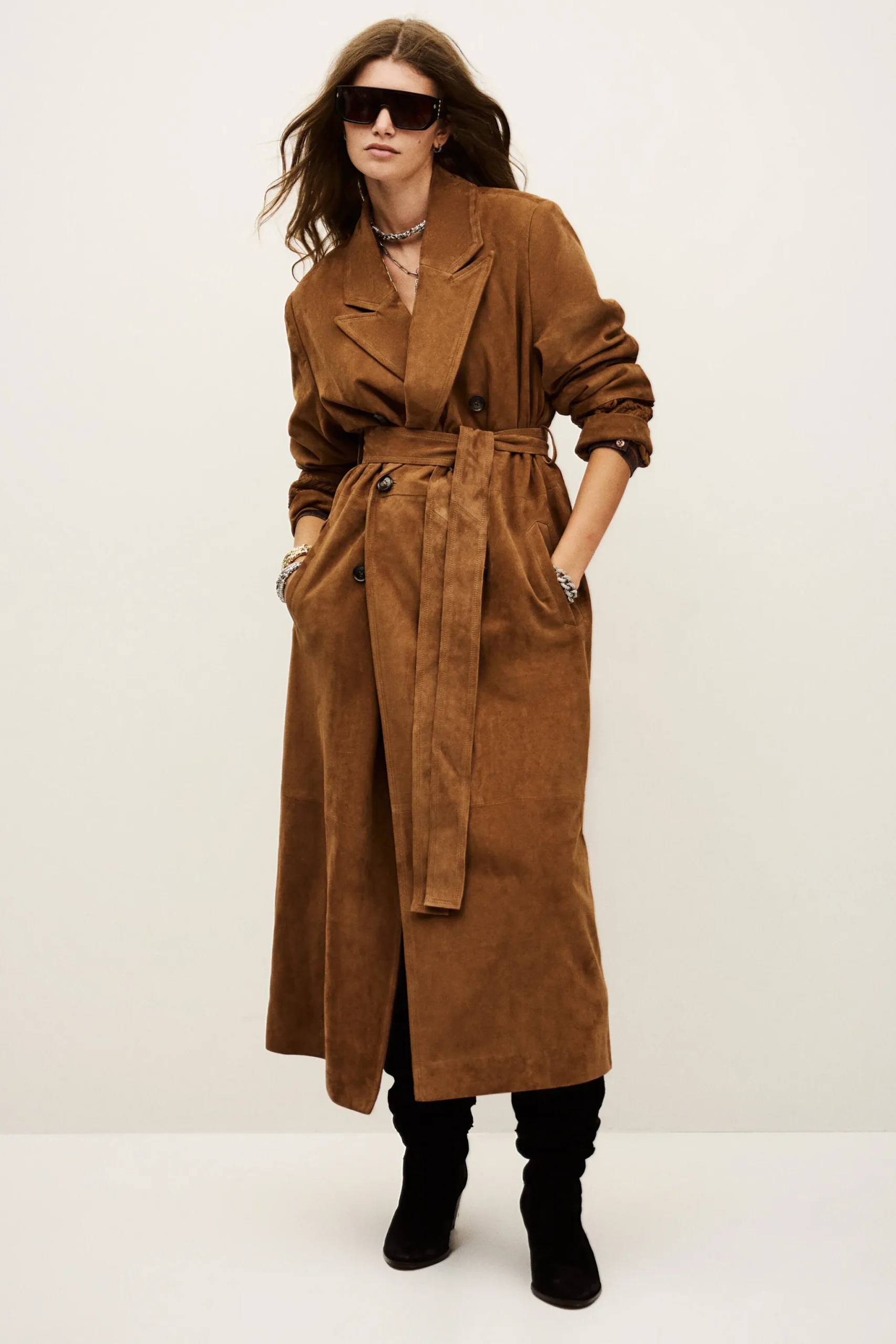MAINA trench-style coat