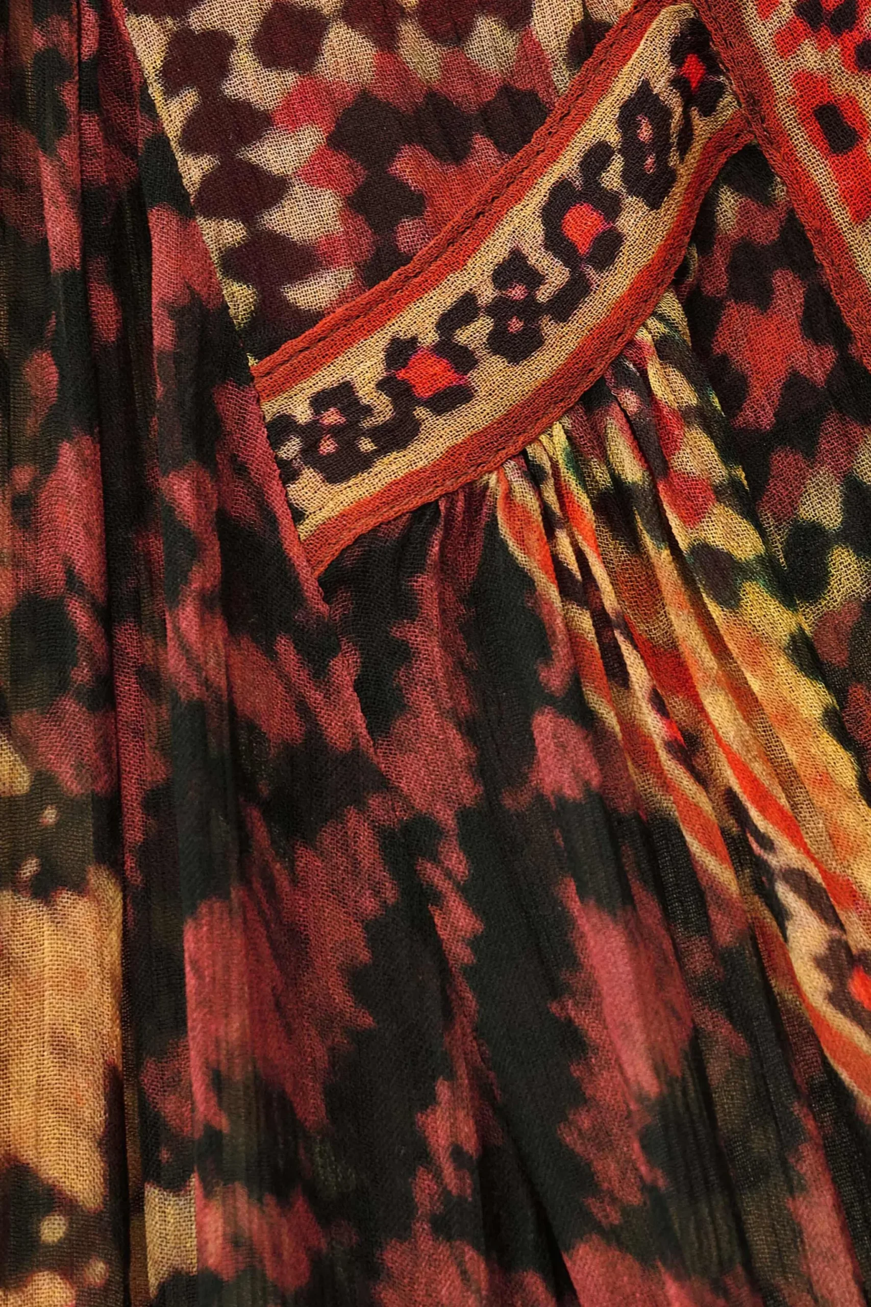 ODETTA blusa estampada con mangas
