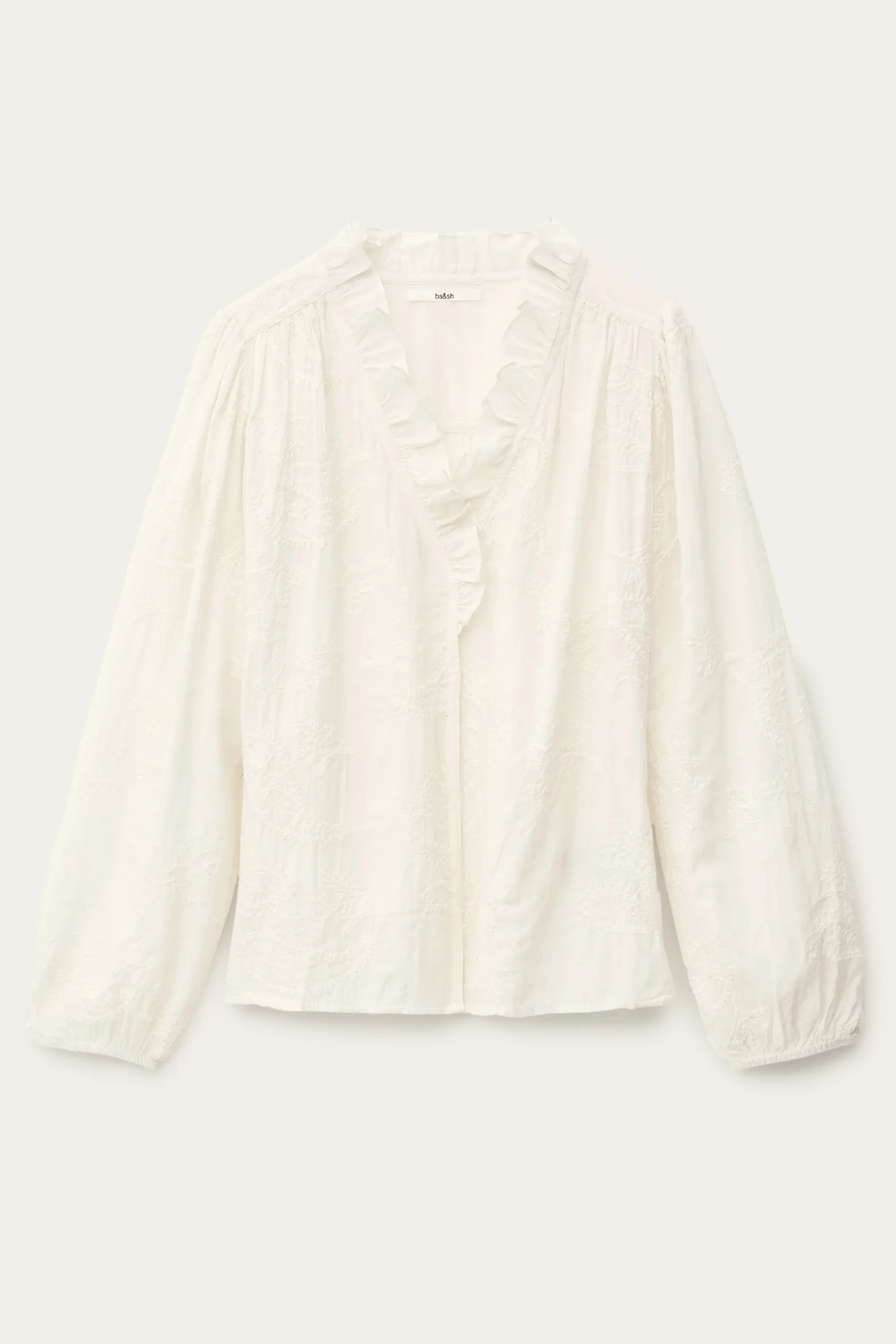 PETTY blusa jacquard ancha