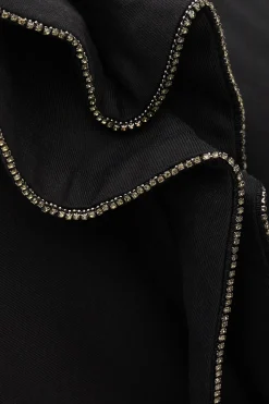 SILLA vestido one shoulder con volante