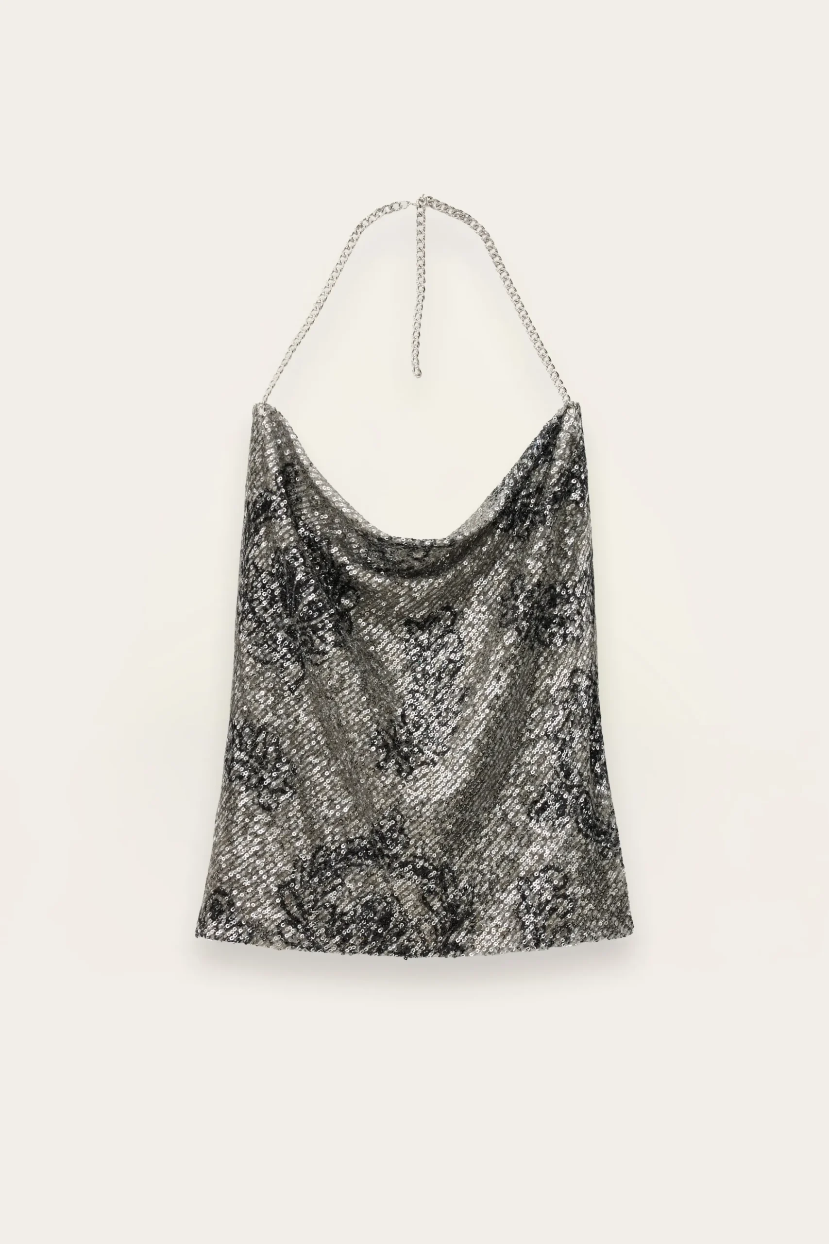 SIMONA top bénitier con lentejuelas